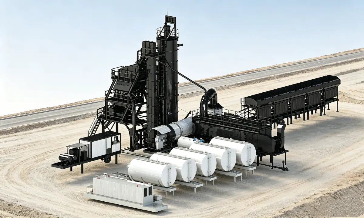 Core Technology Advantages of ZAP-M160T Mobile Batch Mix Asphalt Plant