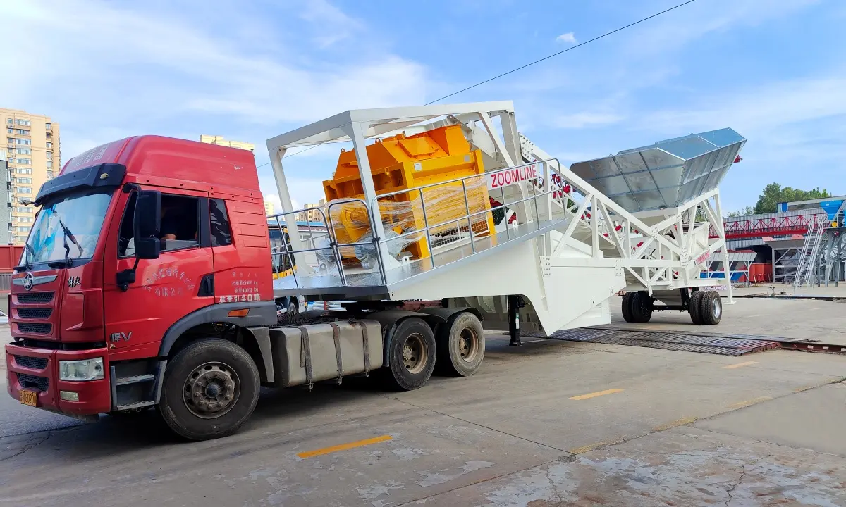 HZS75 Belt-Type Concrete Plant