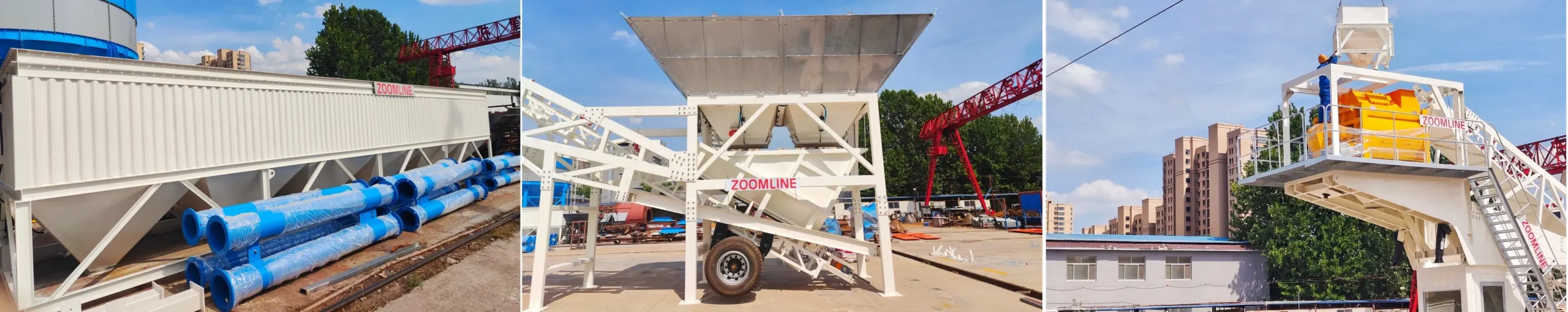 Modular Quick-install Structure of concrete mixing plant (1)
