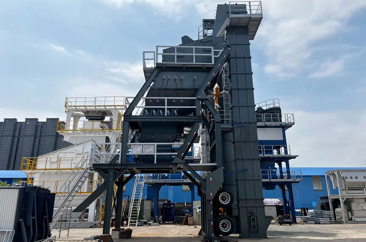 ZAP-M160T T-Type Mobile Batch Asphalt Mixing Plant