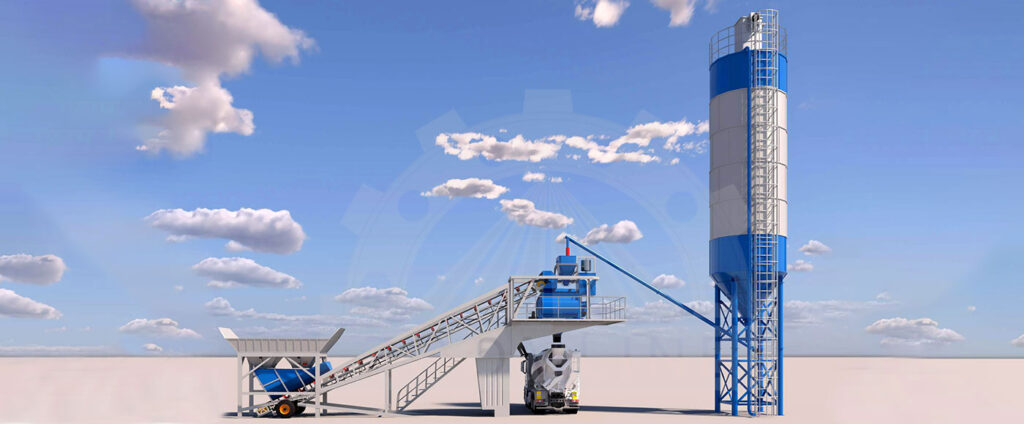 Kyrgyzstan concrete plant1