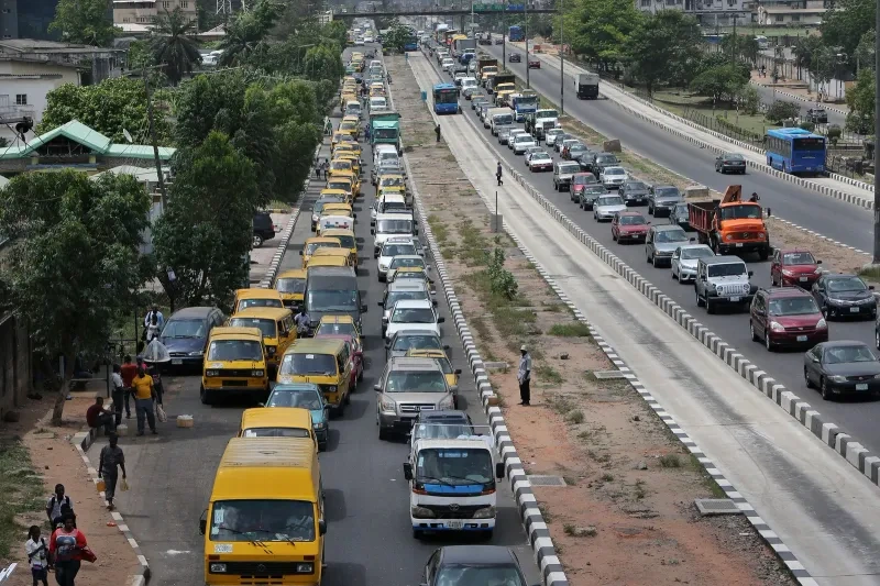 busy road