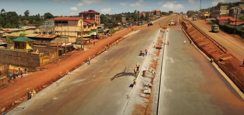 Rural roads in Kenya