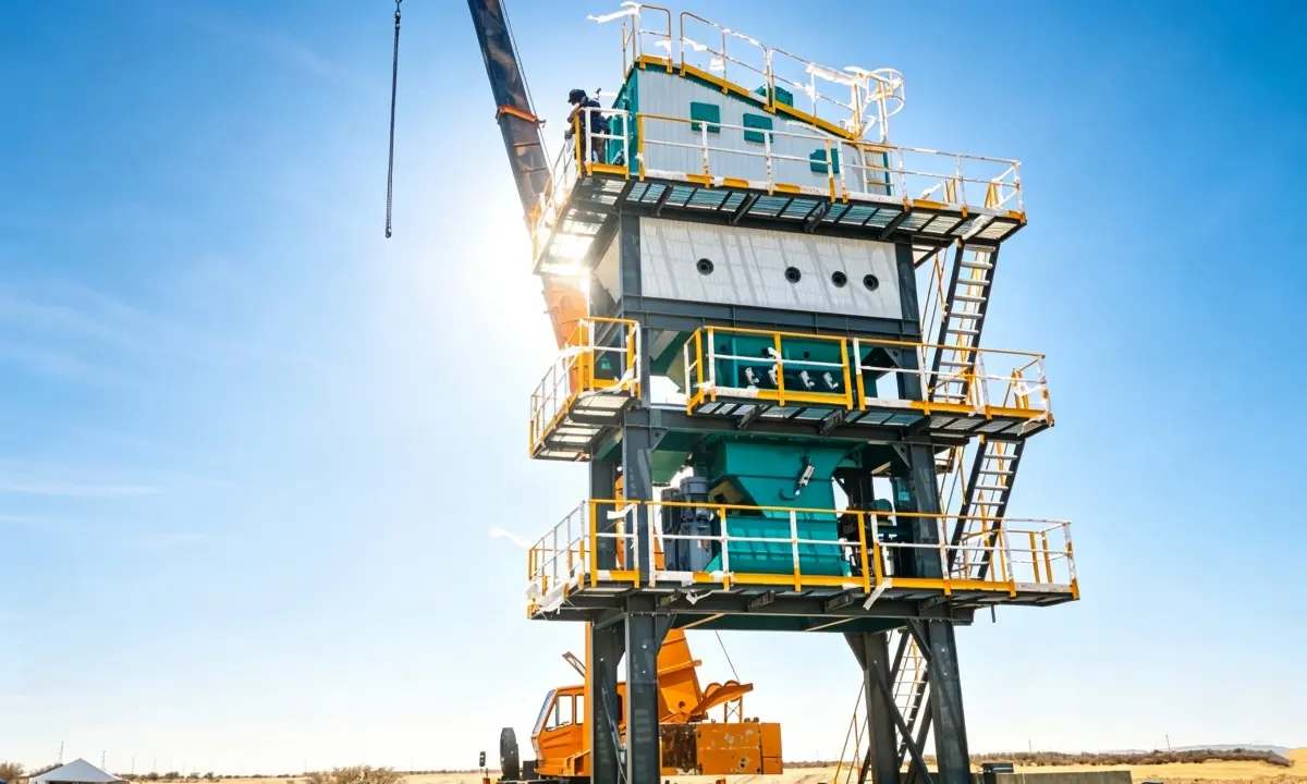 Asphalt mix plant