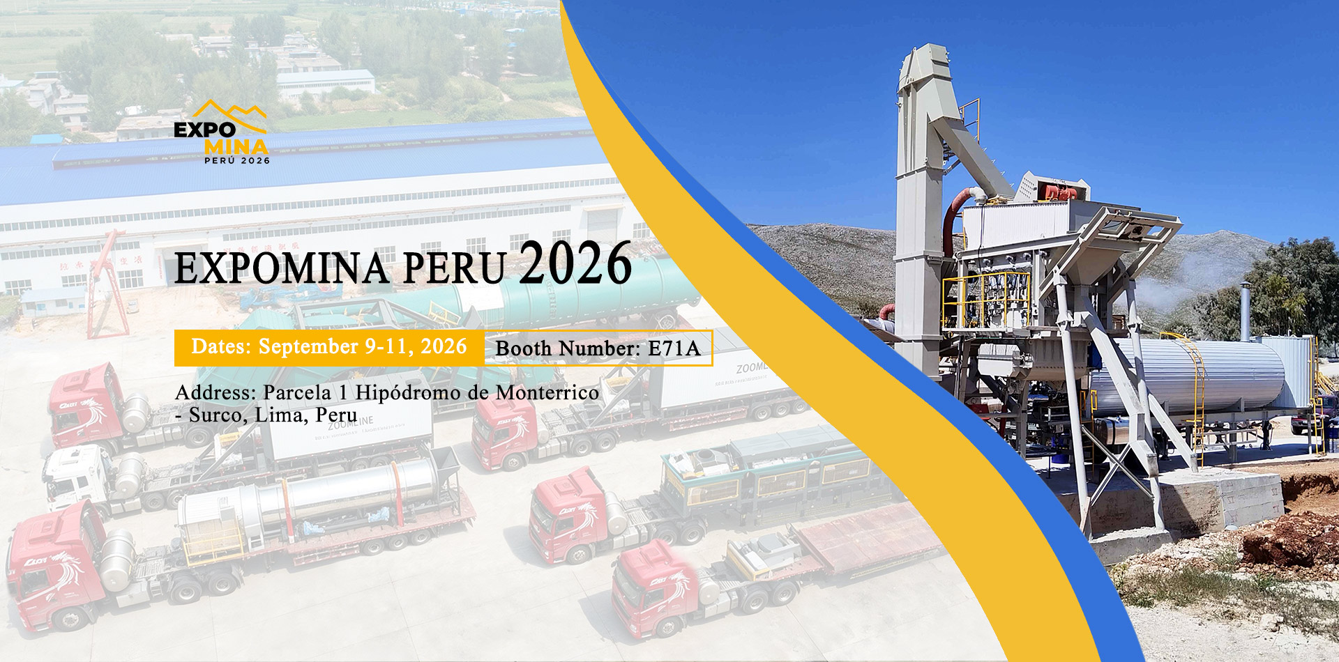 T-type Mobile Batch Mix Asphalt Plant