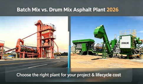 Batch Mix Asphalt Plant vs. Drum Mix Batch Mix Asphalt Plant