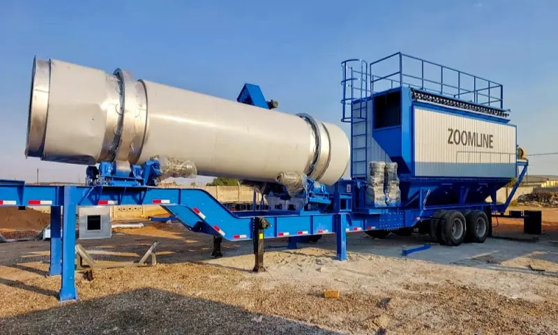 Drying System of bitumen mixing plant