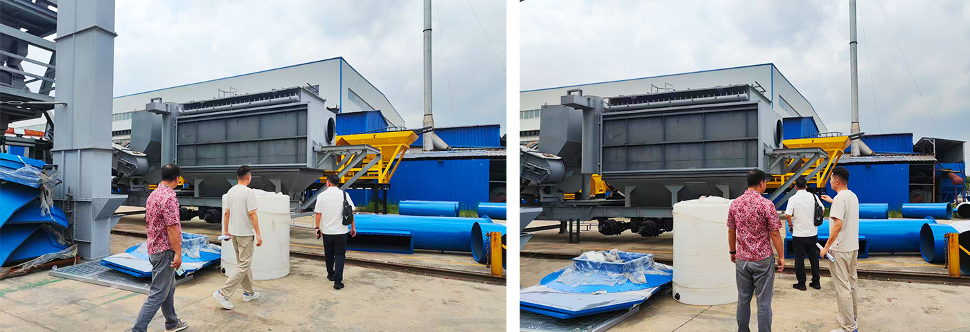 Indonesian Client Visits Mobile Asphalt Mixing Plant