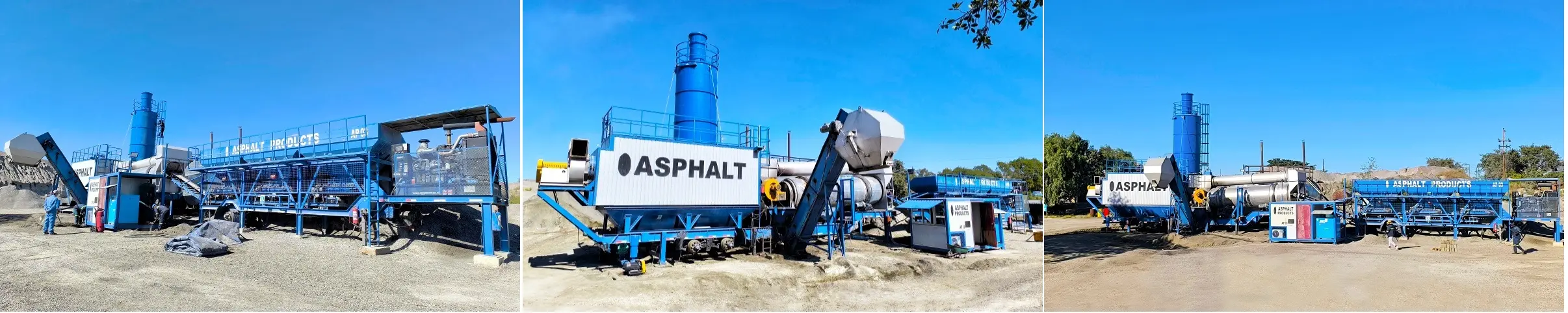 Upgrade asphalt mixing plant
