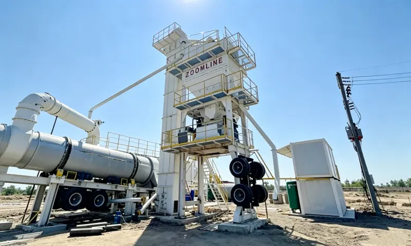 mobile asphalt plant