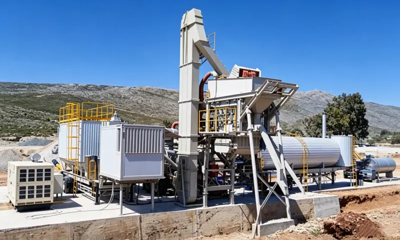 super mobile batch mix asphalt plant