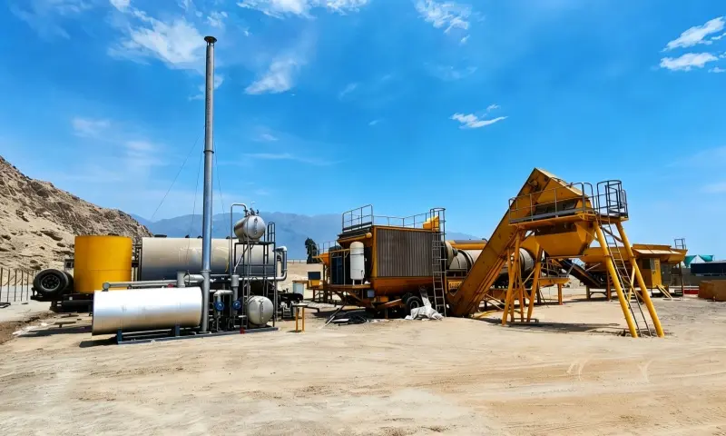 120 TPH Super Mobile Asphalt Plant