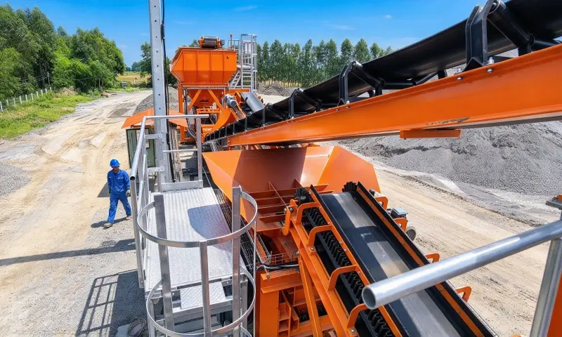 ZOOMLINE closed-circuit RAP crushing plant for reclaimed asphalt pavement recycling