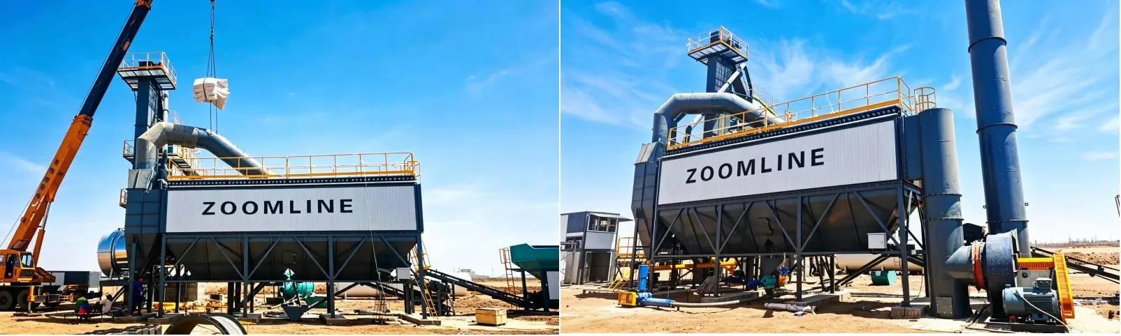 Dust removal system of asphalt plant