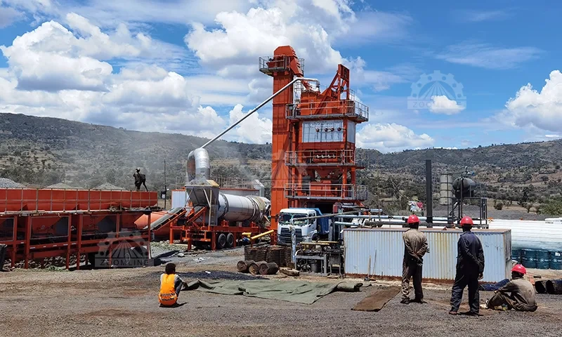 ZOOMLINE Hot Mix Asphalt Batching Plant Emission 