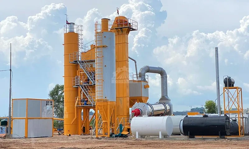 Hot Mix Asphalt Batching Plant Emission 