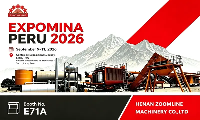 Meet ZOOMLINE Mobile Asphalt Plant at EXPOMINA Peru 2026