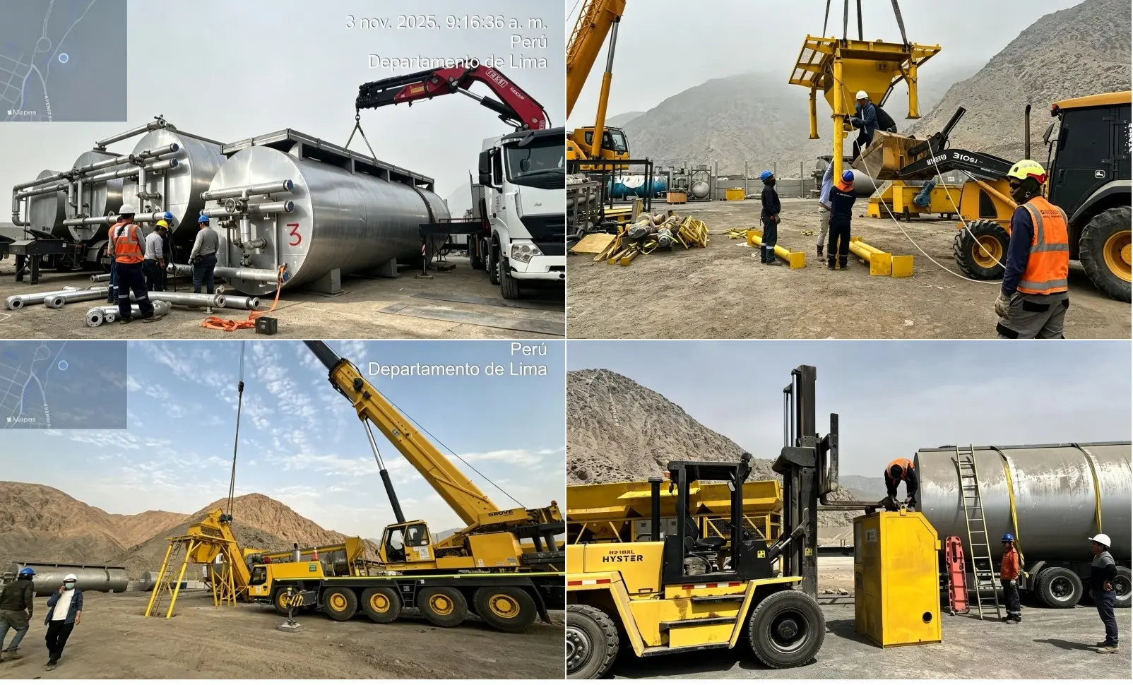 Super mobile asphalt mixing plant