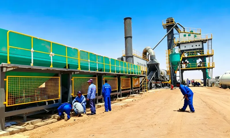 equipo de ingeniería para planta de asfalto