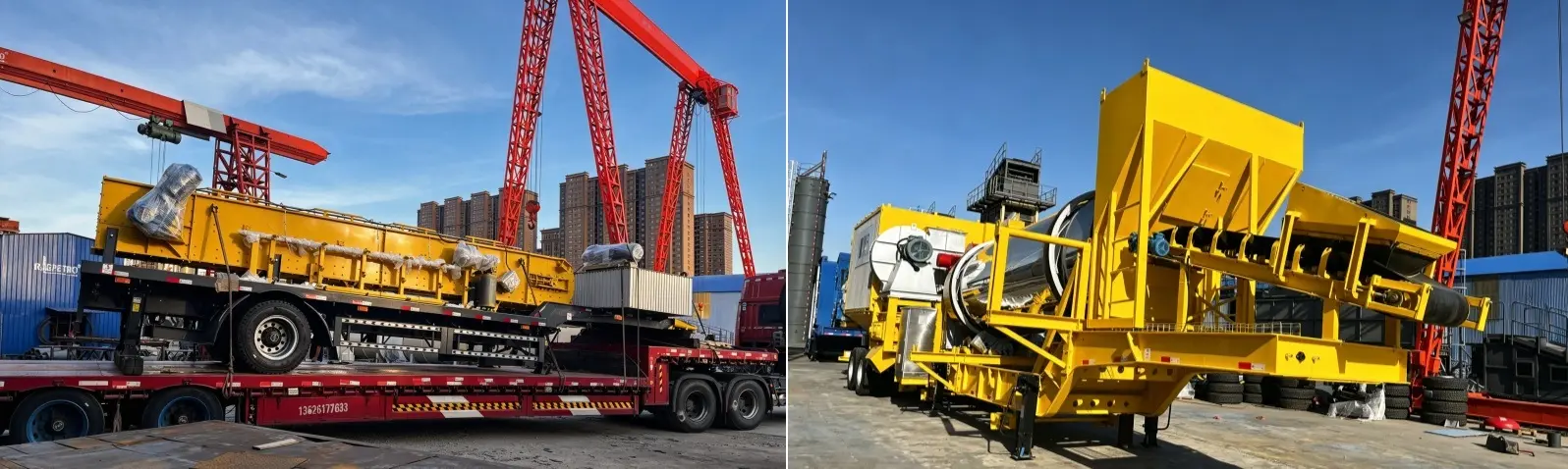 super mobile asphalt hot mix plant