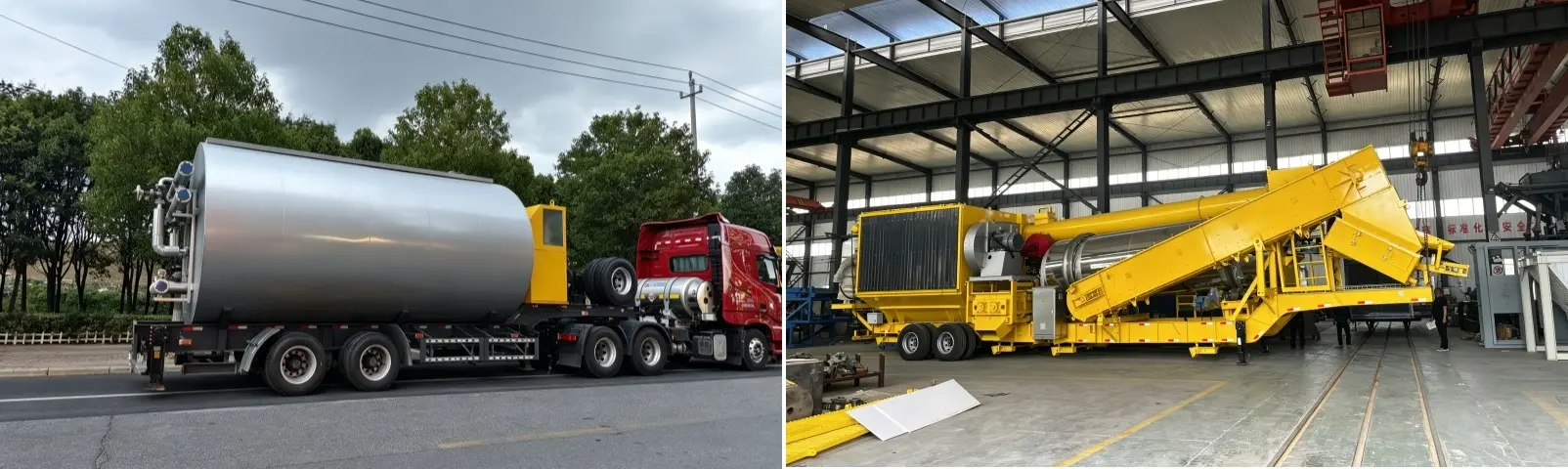 super mobile asphalt plant equipment